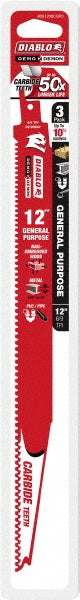 DIABLO DS1209CGP3 Reciprocating Saw Blade: Solid Carbide