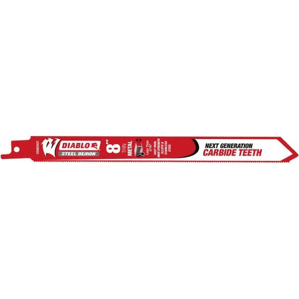DIABLO DS0820CF Reciprocating Saw Blade: Solid Carbide