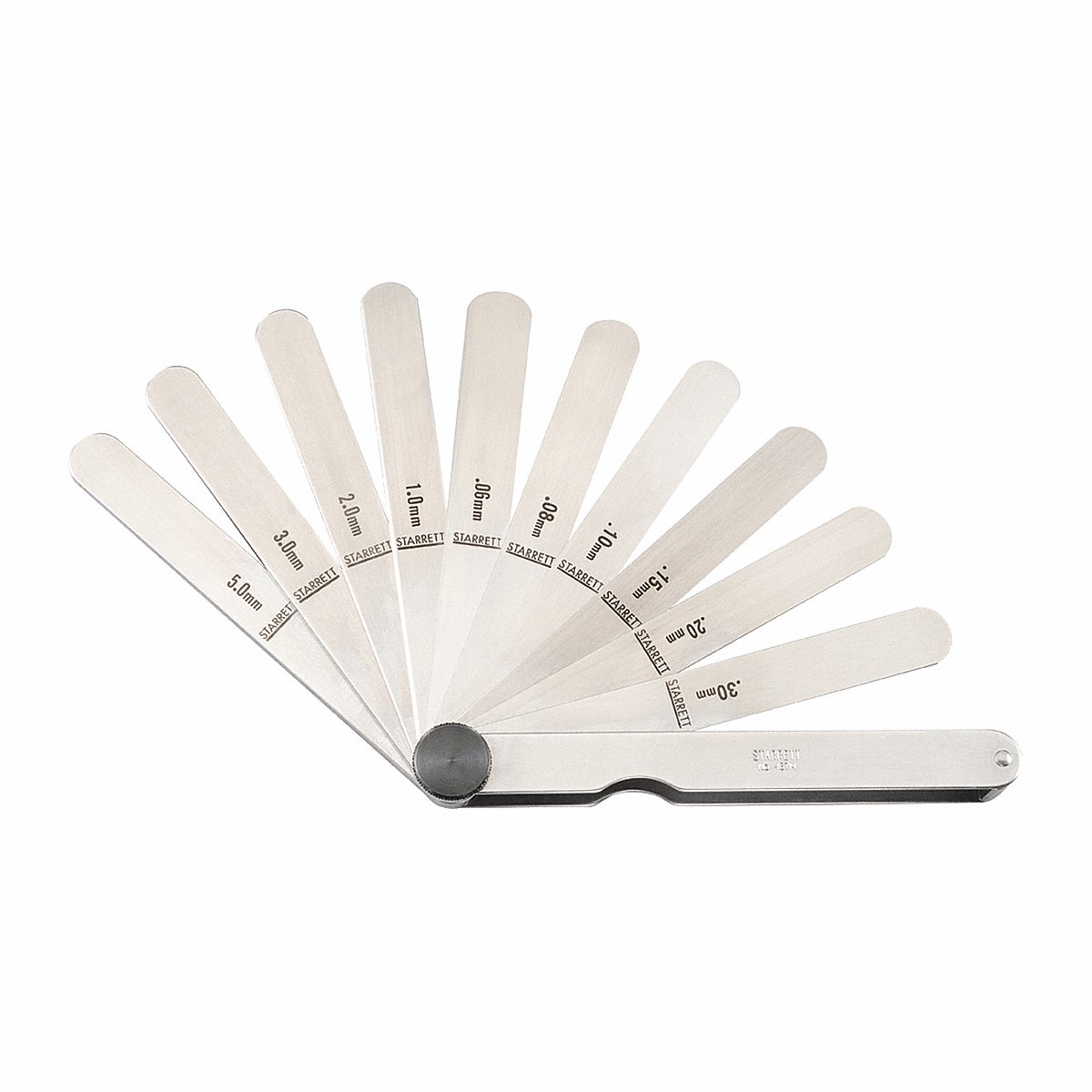 Starrett Feeler Gauge Set, Dimension Type Metric (467M)