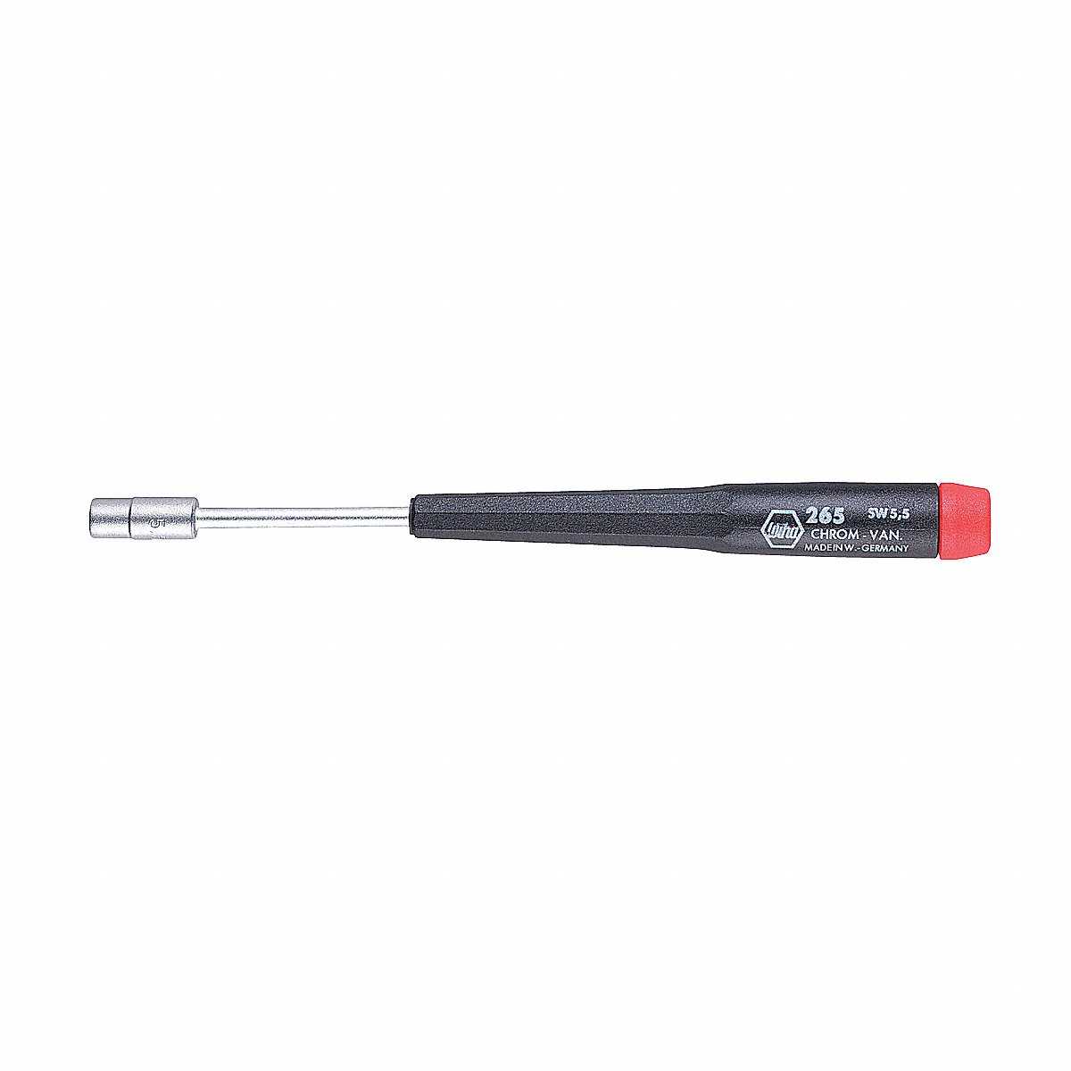 Wiha Solid Round Prcn Nut Driver 5 mm (26550)