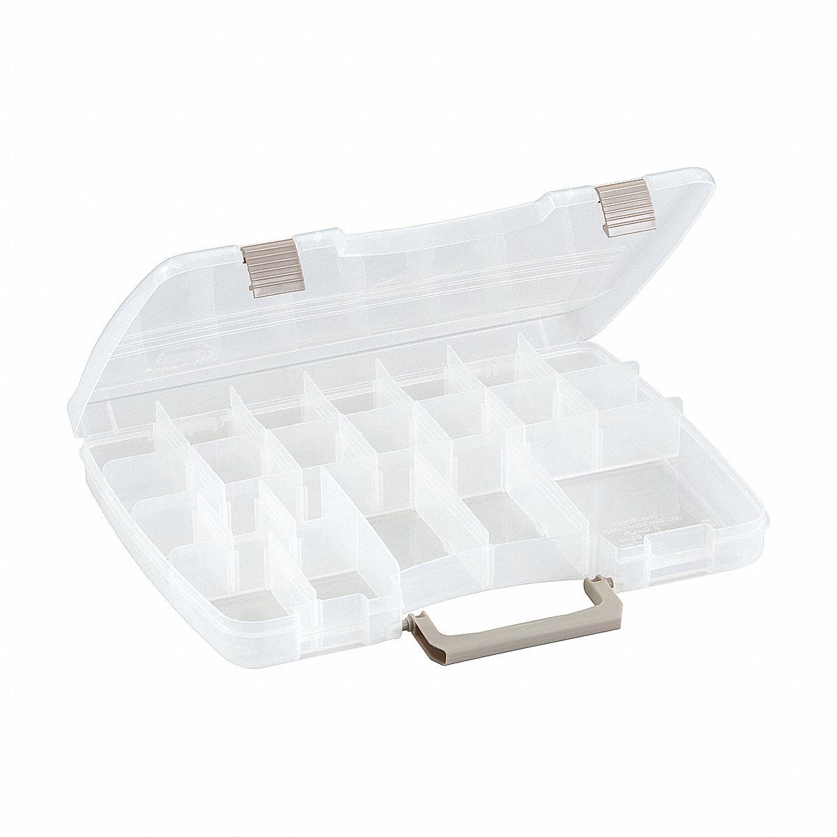 Plano Molding Compartment Box, Prolatch, Clear, 2 1/4 In, 4 in (3870-01)