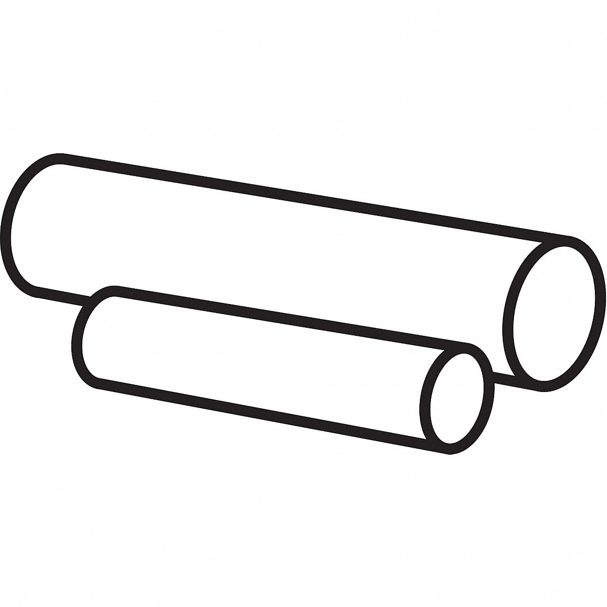 Cs Hyde Company PTFE Rod 1.25 Dia 1 ftL White (G15-TRFE-1.25-1)