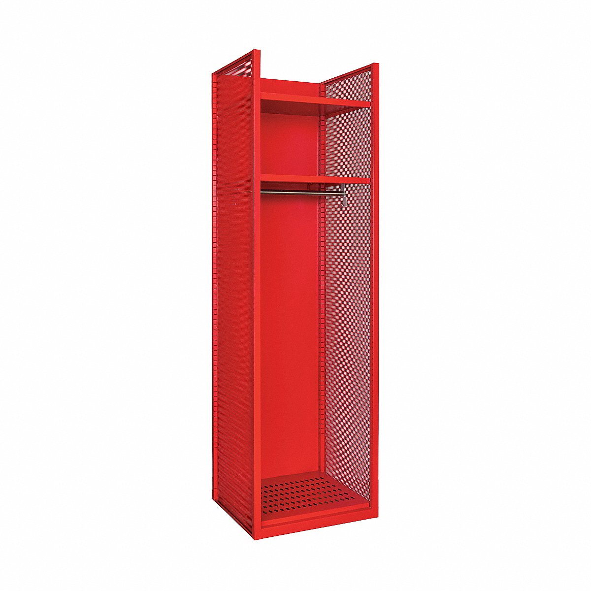 Hallowell Gear Locker, 4Opng, Red, Assm (TGNN42(84)-1C-G-RR-HT)
