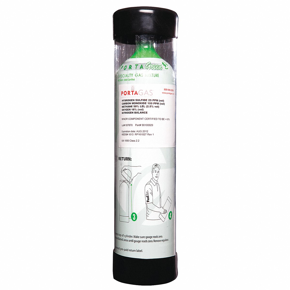 Portagreen Ammonia 50 Ppm, Air Balance, 34L (90094894)