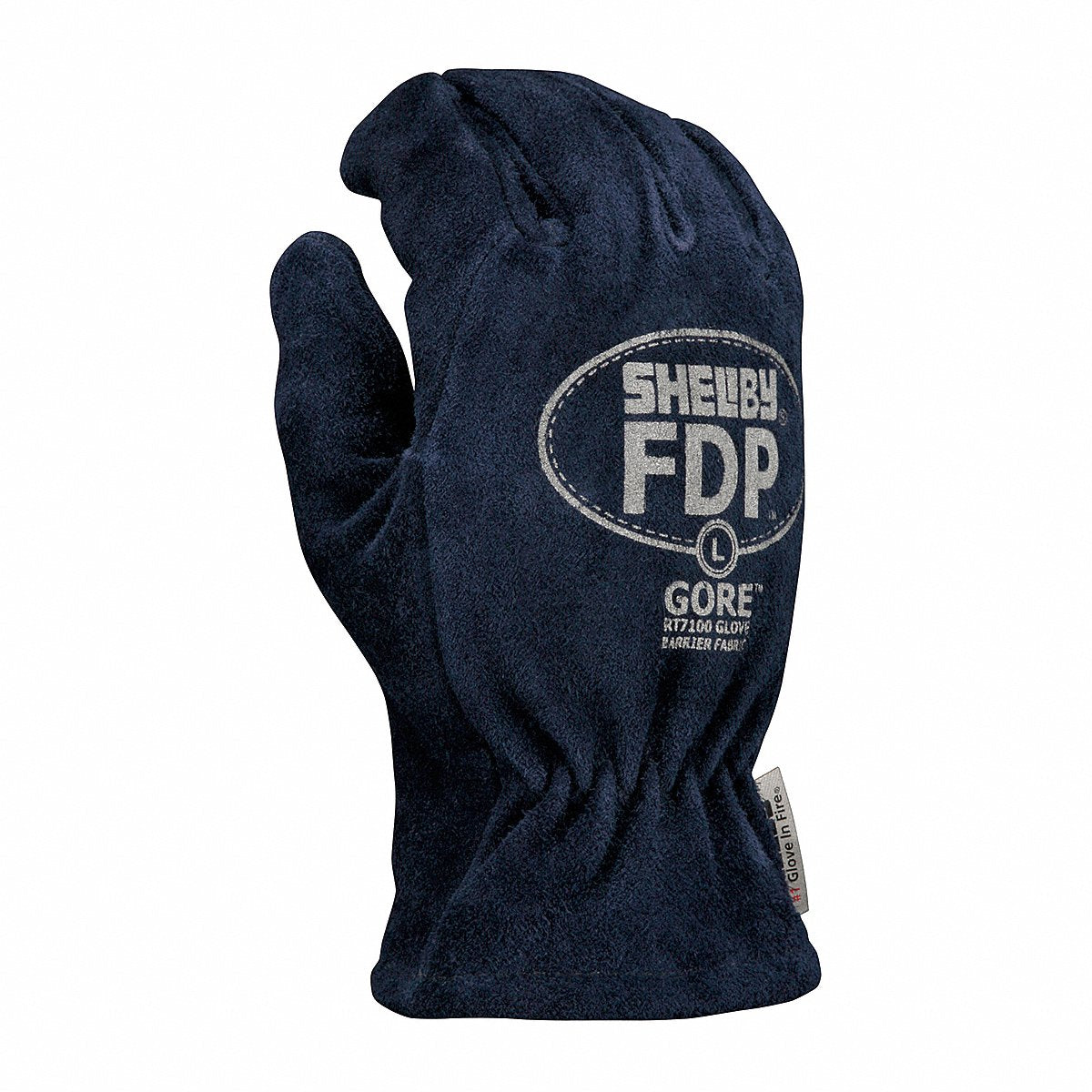 Shelby Firefighters Gloves, M, Blue, Pr (5228)