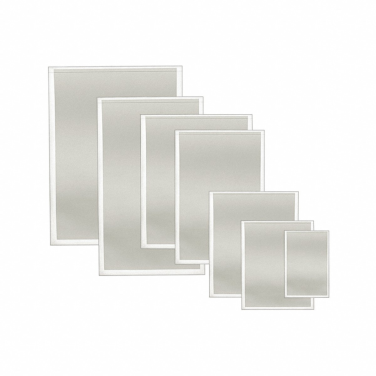 Kapak By Ampac Pouch, Ldpe, Pet, Open, Heat Seal, Pk500 (508B-500)