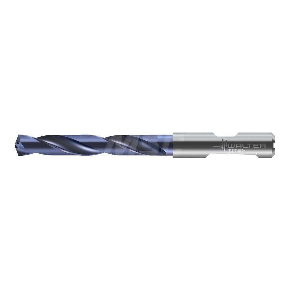 Walter-Titex 7287790 Jobber Length Drill Bit: 5.40 mm (0.2126) Dia, 140 deg, Solid Carbide