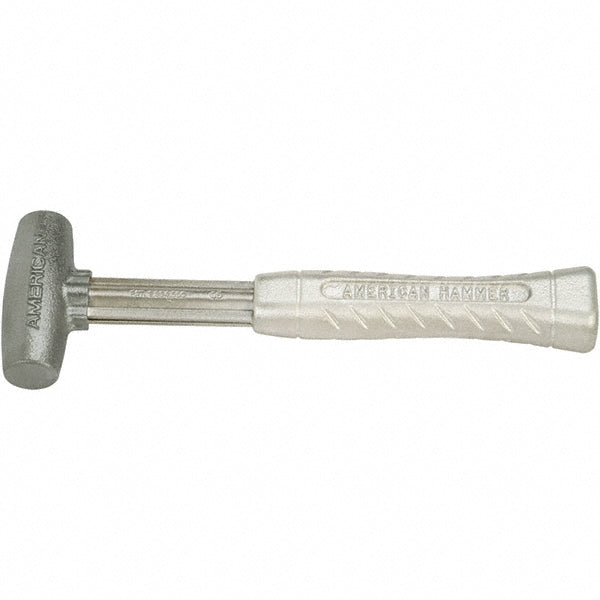 American Hammer AM15ALAG Non-Marring Hammer: 24 oz, 1-3/4" Face Dia, Aluminum Head