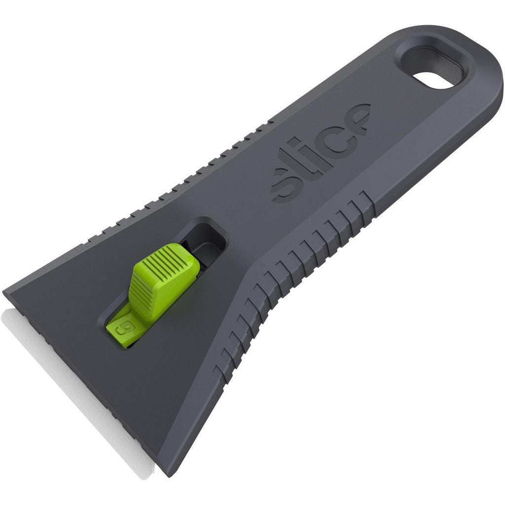 Slice 10593 Scrapers & Scraper Sets; Flexibility: Stiff; Blade Type: Rounded; Blade Length: 2.5600 in; Blade Material: Ceramic; Blade Width: 0.47 in; Blade Width (Inch): 0.47 in; Blade Width (Decimal Inch): 0.47 in; 0.4700; Blade Material: Ceramic