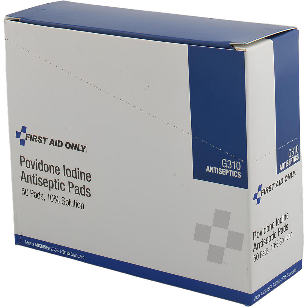 First Aid Only G310 Antiseptic: Wipe, 1/32 oz Packet