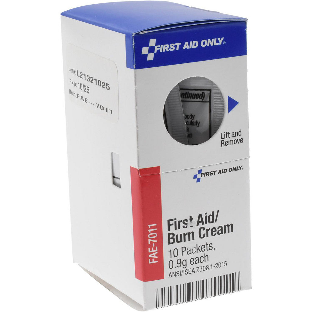 First Aid Only FAE-7011 Burn Treatment: Cream, 1/32 oz Packet
