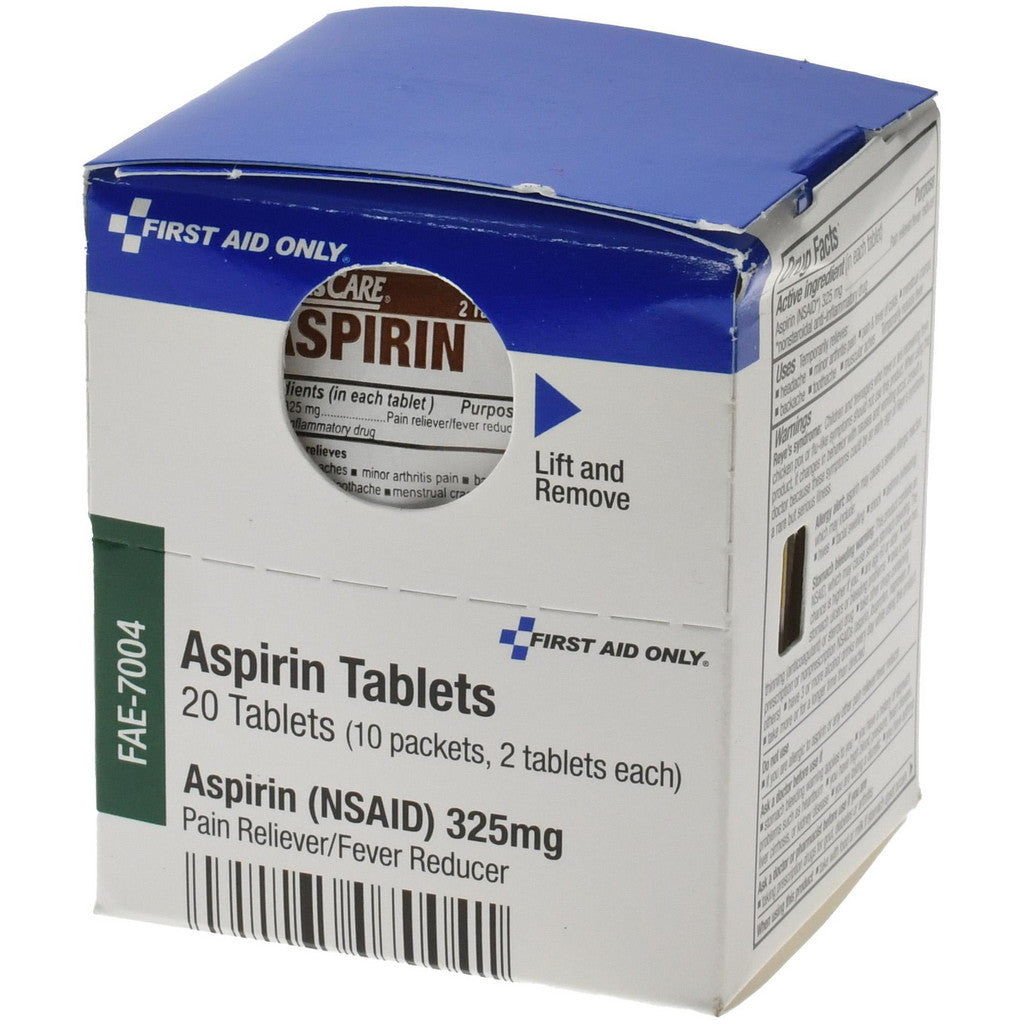 First Aid Only FAE-7004 Headache & Pain Relief Tablet: