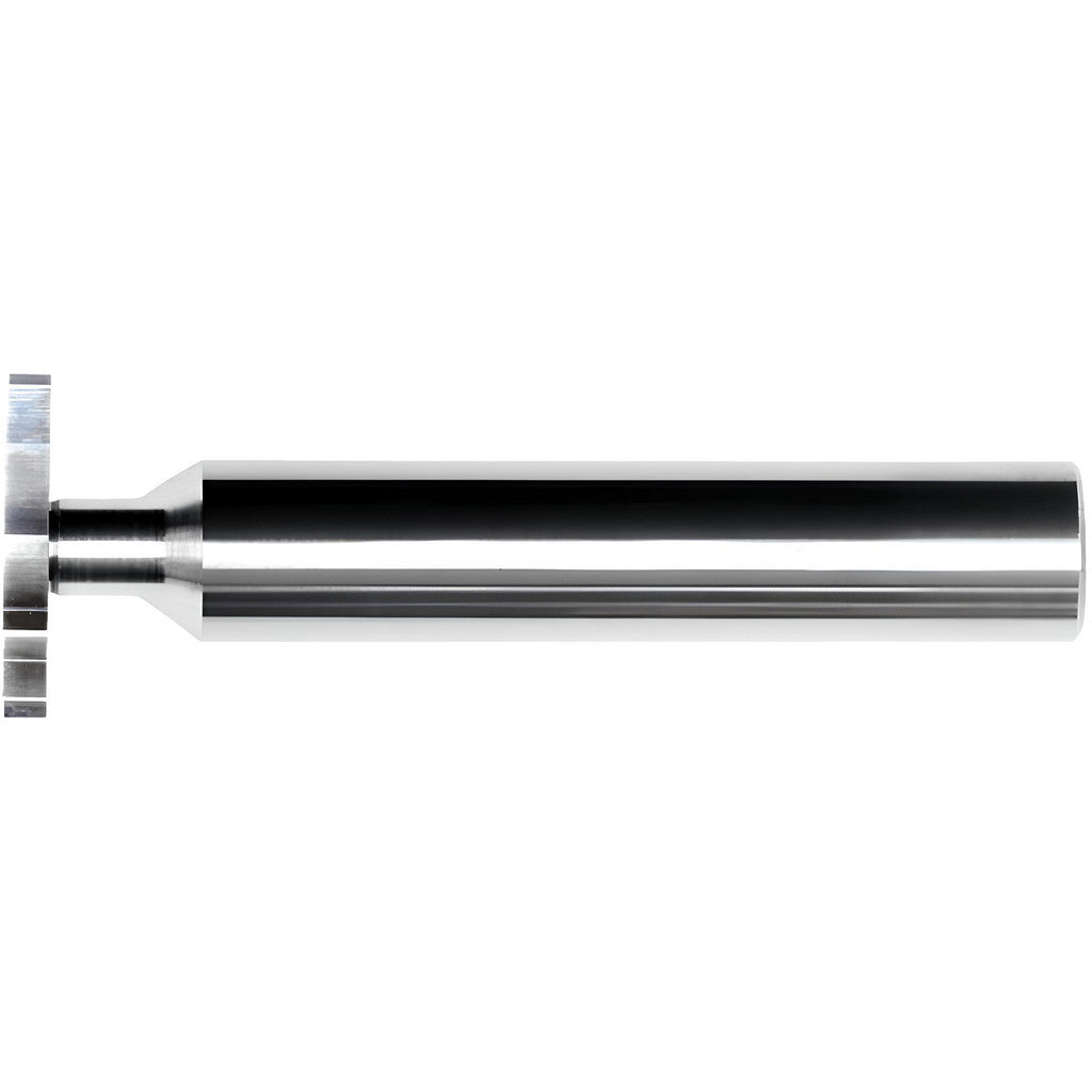 Internal Tool 78-1348-C Woodruff Keyseat Cutter: 1" Cut Dia, 3/64" Cut Width, 1/2" Shank Dia, Straight Tooth
