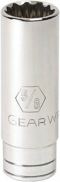 GEARWRENCH 80592 Deep Hand Socket: 3/8" Drive, 15/16" Socket, 6-Point