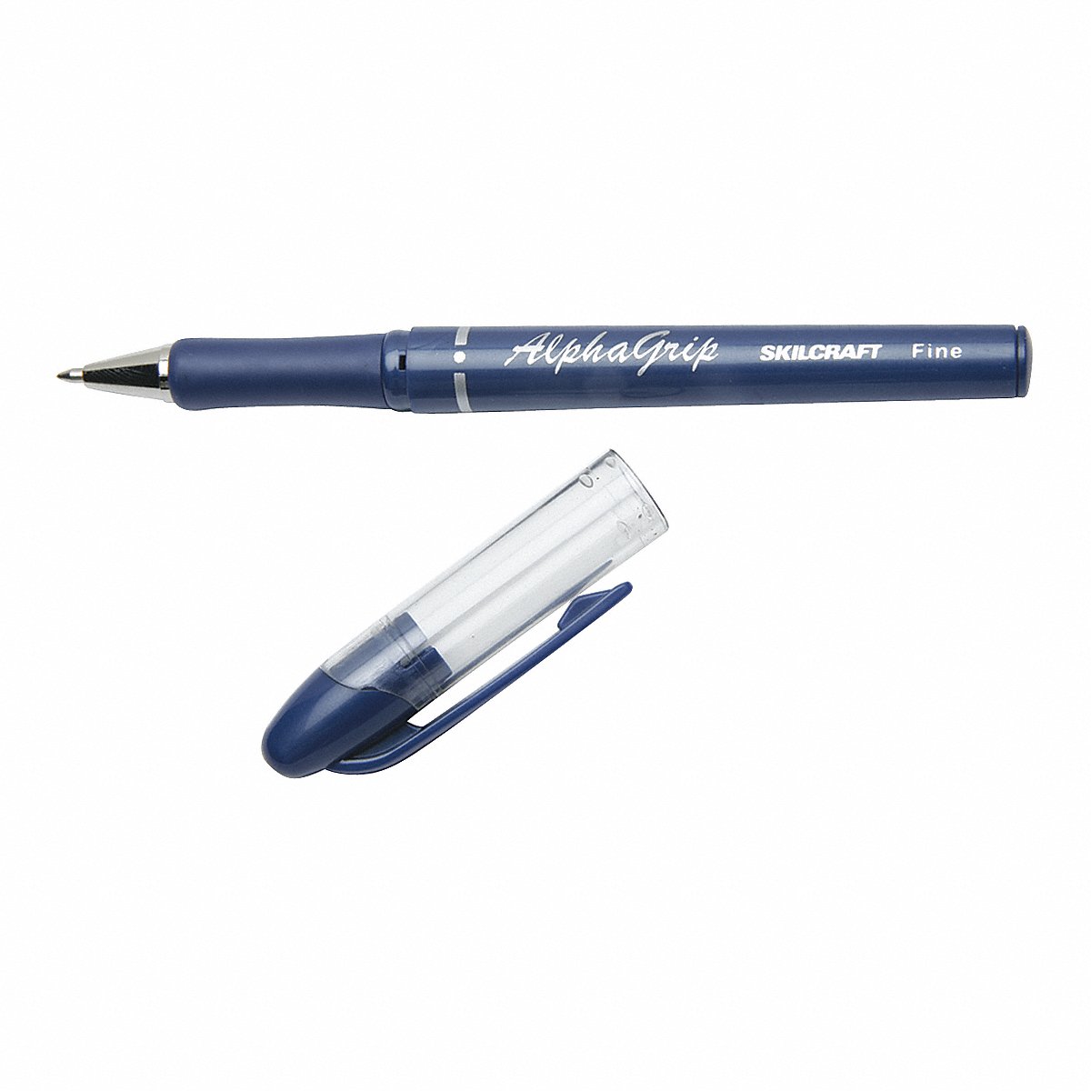 7520014244866 ALPHAGRIP BALLPOINT STICK PEN, BLUE INK, FINE, DOZEN