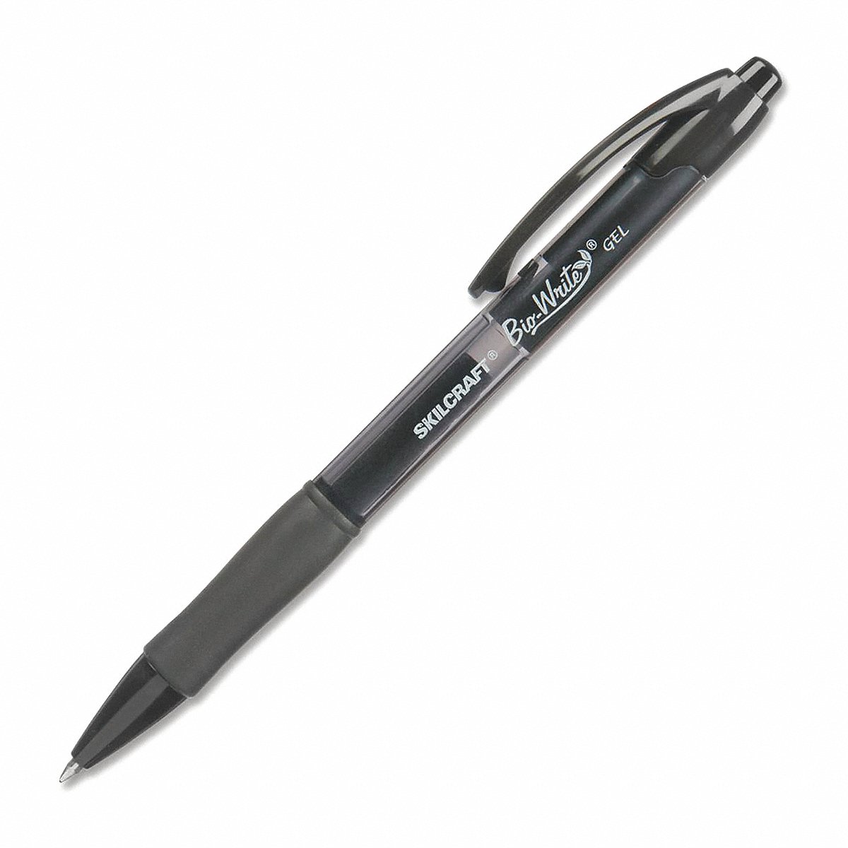 AbilityOne - 7520015882363 - SKILCRAFT® Bio-Write® Retractable Gel Pen - Black Ink - 12 units