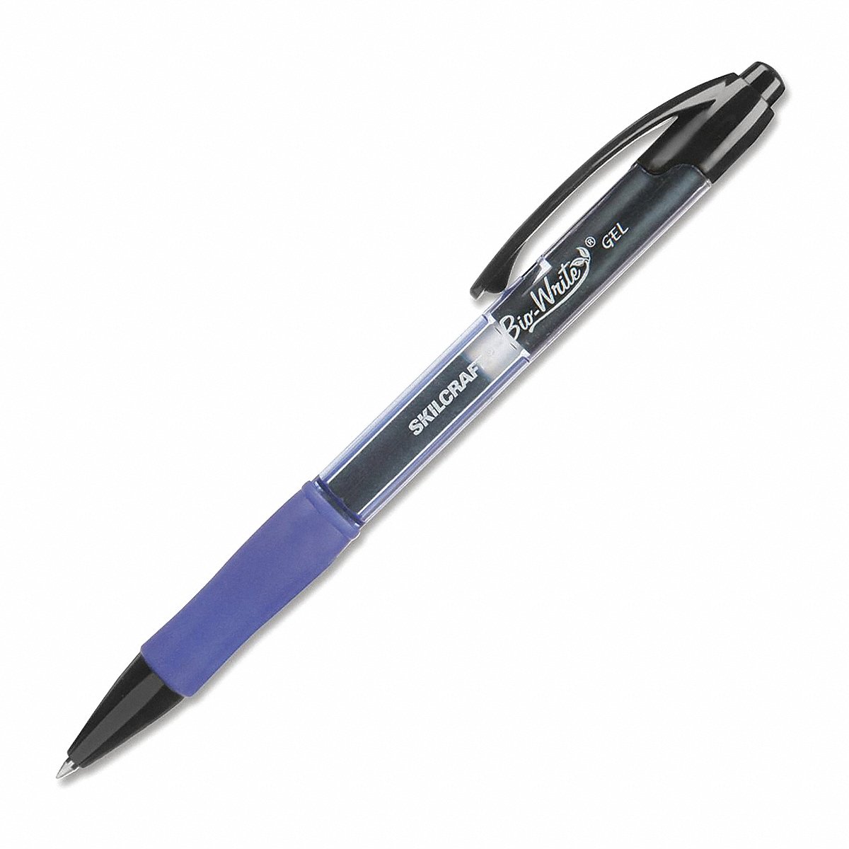 AbilityOne - 7520015882364 - SKILCRAFT® Bio-Write® Retractable Gel Pen - Blue Ink - 12 units