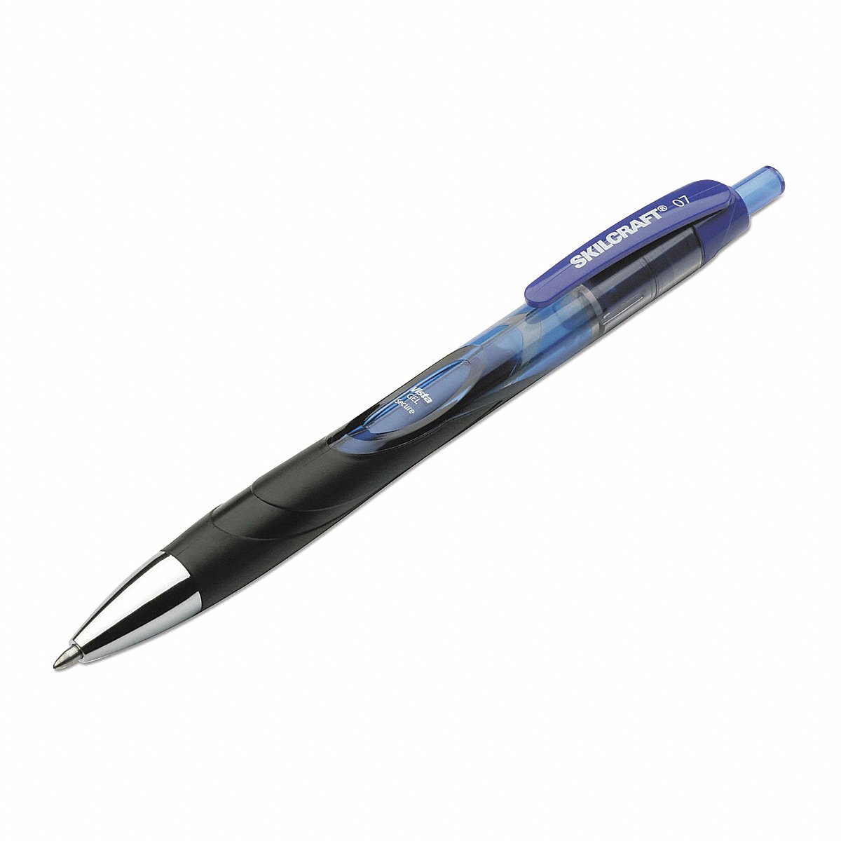 AbilityOne - 7520015745971 - VISTA Secure Gel Pen - Blue Ink - 3 units
