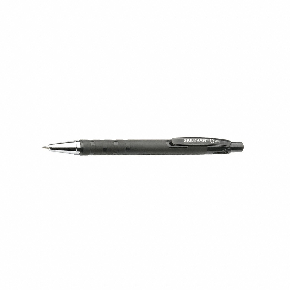 AbilityOne - 7520013527310 - Rubberized Ballpoint Pen - Fine Point - Blue Ink - 12 units