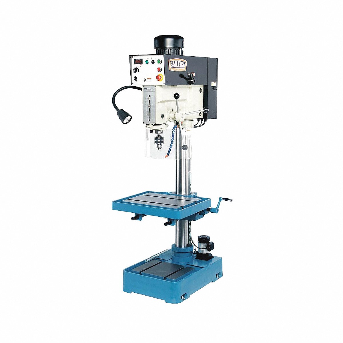 Baileigh Industrial Floor Drill Press, 2 Hp, 5/8" Chuck, 8" (DP-1250VS)