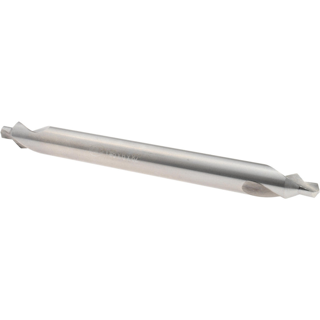Keo 907-000-170 Combination Drill & Countersink: #6, 1/2" Body Dia, 118 deg, High-Speed Steel