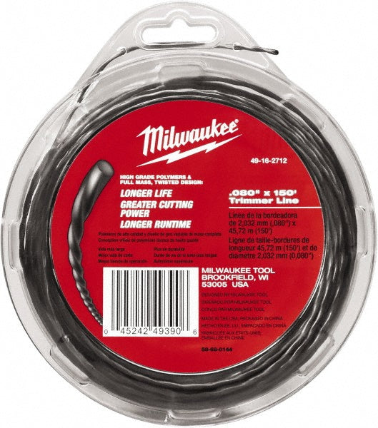 Milwaukee Tool 49-16-2712 0.080" x 150' Twisted Trimmer Line