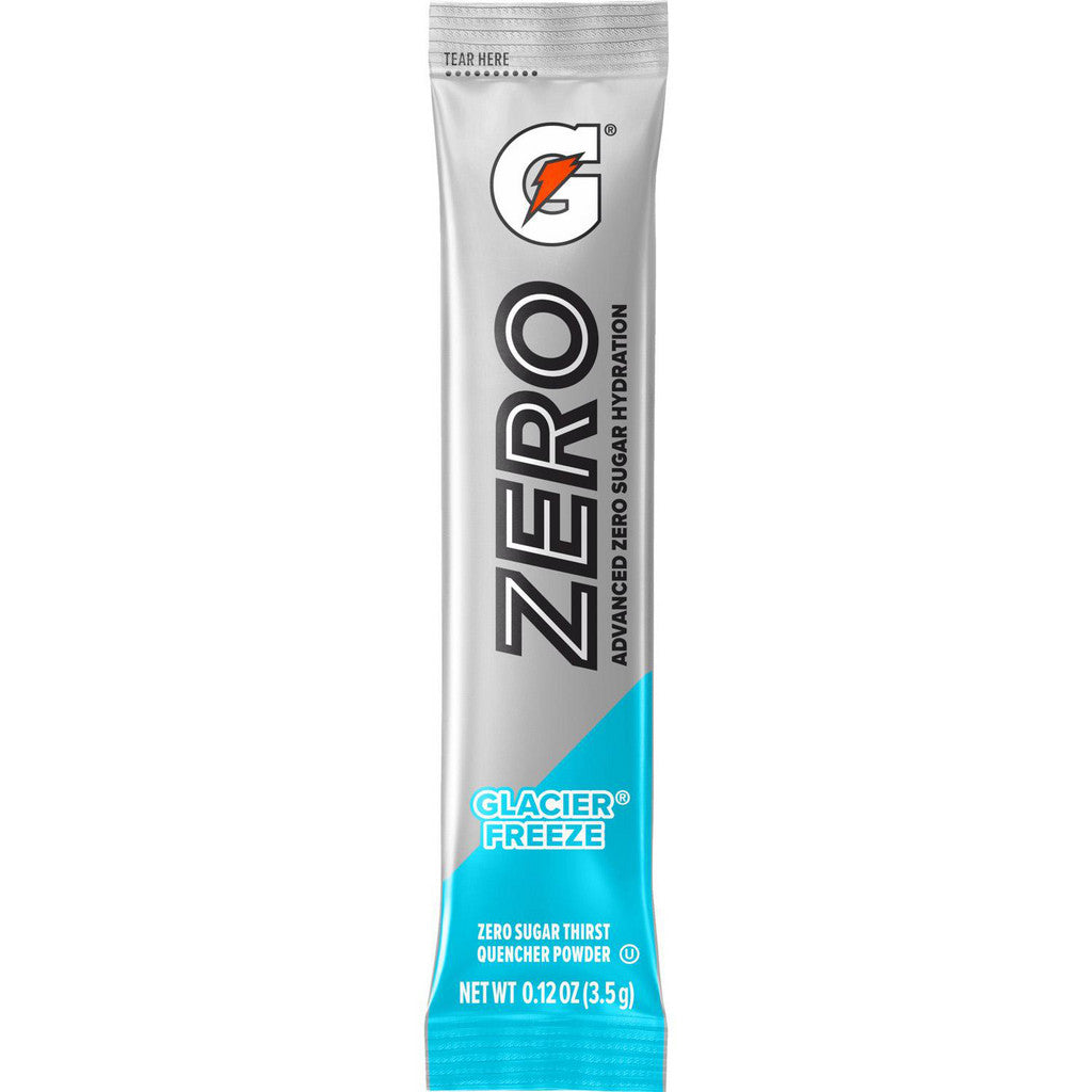 Gatorade Beverage Enhancer: 0.12 oz Powder Stick, Glacier Freeze, Sugar Free, Powder, Yields 20.00 oz - 6610