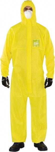 Ansell YY23-B-92-111-05 Disposable Coveralls: Chemical & Liquid Protection, Size X-Large, 1.9200 oz, Polyethylene & Polypropylene 2300-111