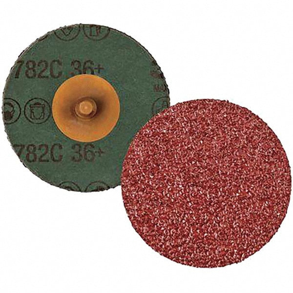 3M 7100100942 Fiber Disc: 3" Disc Dia, Quick Change TR (Type III), 36 Grit, Ceramic Alumina (Pack of 200)