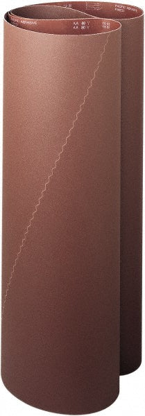 CGW Abrasives 52870 Abrasive Belt: 37" Wide, 60" OAL, 80 Grit, Aluminum Oxide
