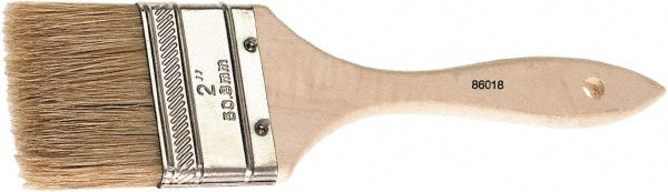CGW Abrasives 60229 Paint Brush: 3" Wide, Brown China Bristle, Natural Bristle (Pack of 12)