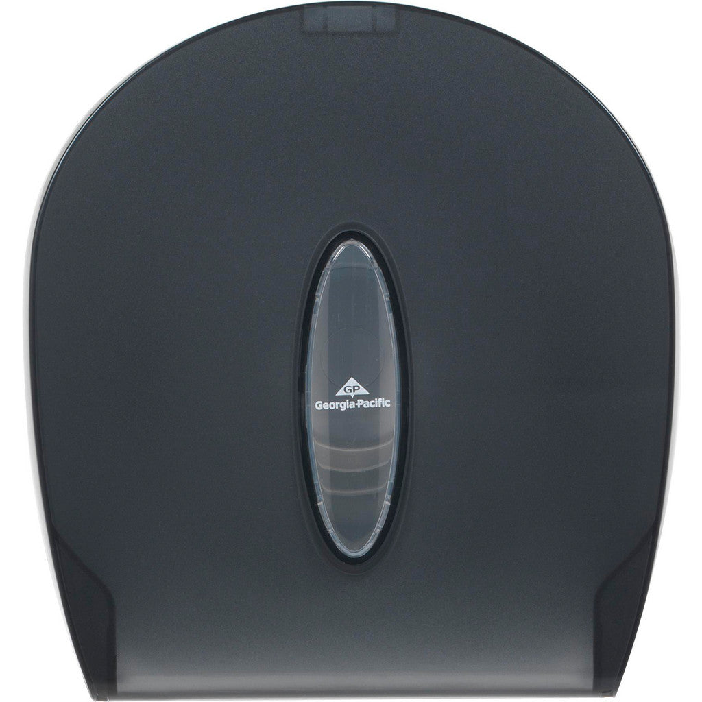 Georgia Pacific 59009 1-Roll Jumbo Jr. High-Capacity Toilet Paper Dispenser, Smoke