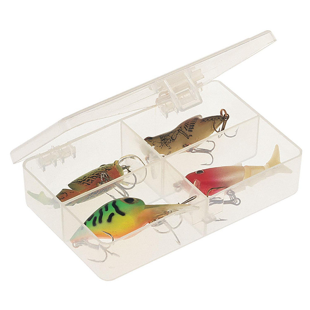 Plano Molding 344840 Small Parts Boxes & Organizers; Product Type: Compartment Box; Lock Type: Tension Latch; Width (Inch): 3; Depth (Inch): 1; Number of Dividers: 0; Removable Dividers: No