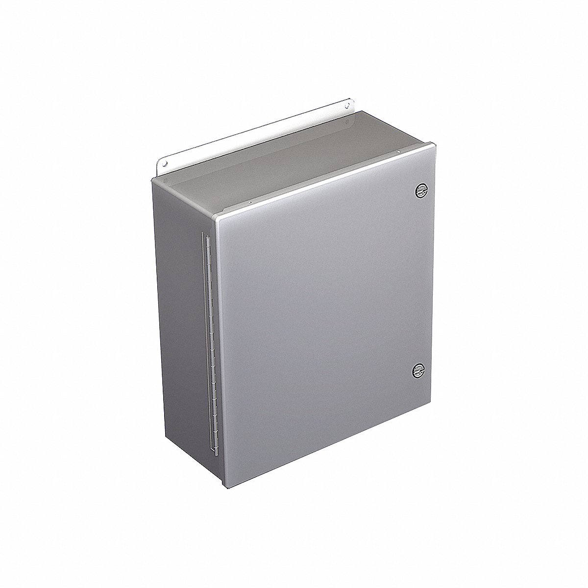 Hoffman Metallic Enclosure, 6 in Height x 6 in Width x 4 in Depth (A606CHFL)