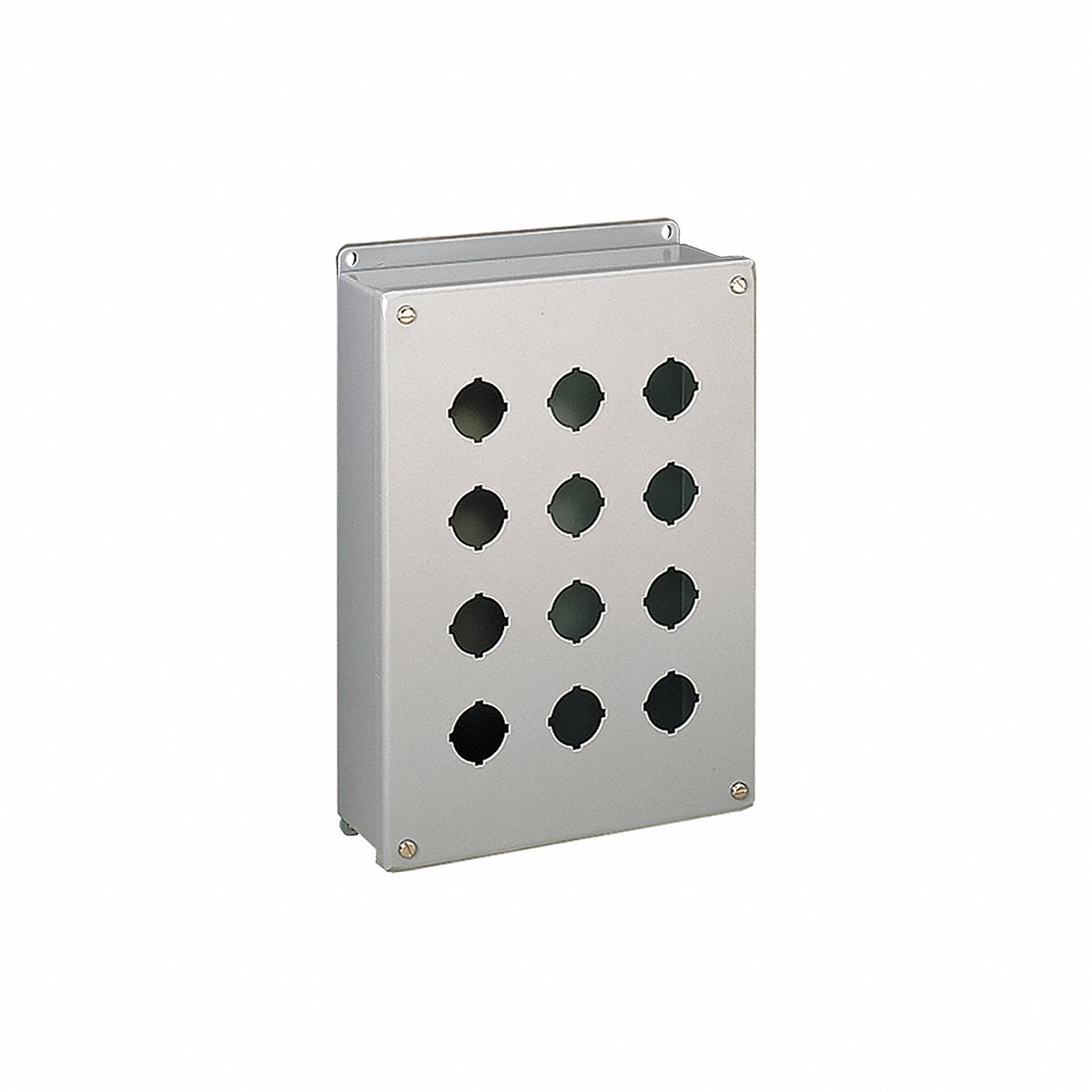 Hoffman Push Button Enclosure 30 mm 4-Hole 304 Stainless Steel (E4PBSS)
