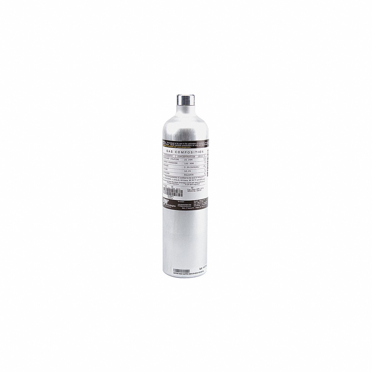 Honeywell Calibration Gas, 2.5 Percent Ch4, 34L (CG-Q34-4)