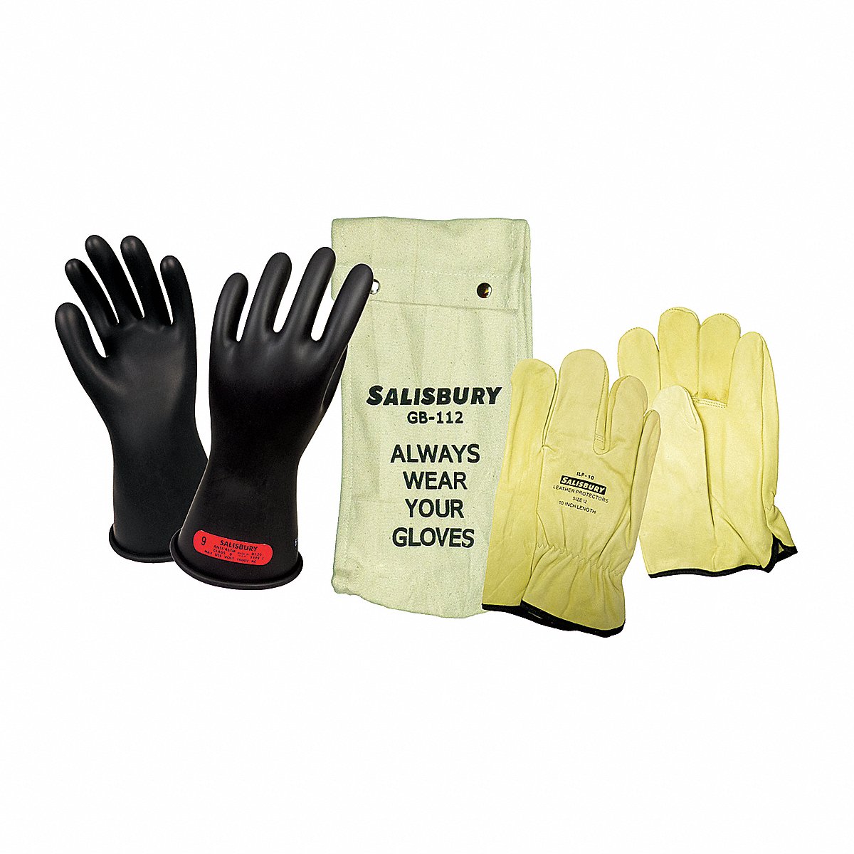 Salisbury Elec. Glv Kit, 1000Vac/1500Vdc, 10-1/2, Pr1 (GK011B/10H)