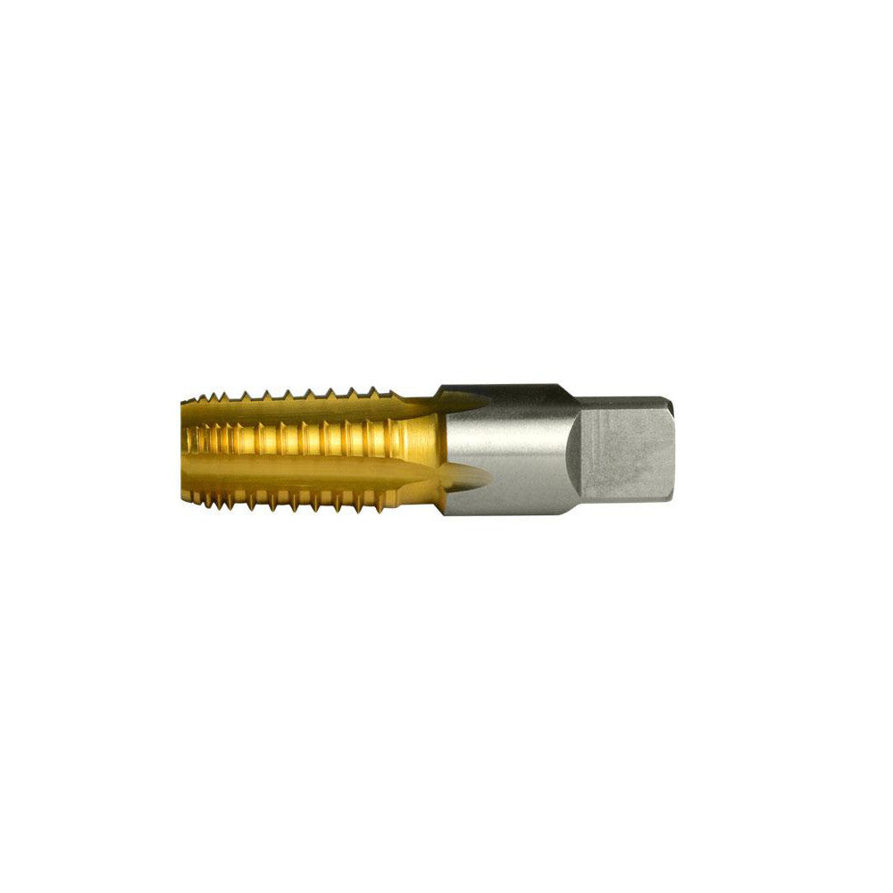 Chicago-Latrobe 385755 1/8-27 NPTF, 5 Flutes, TiN Coated, High Speed Steel, Interrupted Thread Pipe Tap