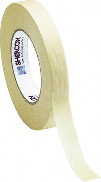 Caplugs SH-34385 High Temperature Masking Tape: 60 yd Long, 7.5 mil Thick, Off-White