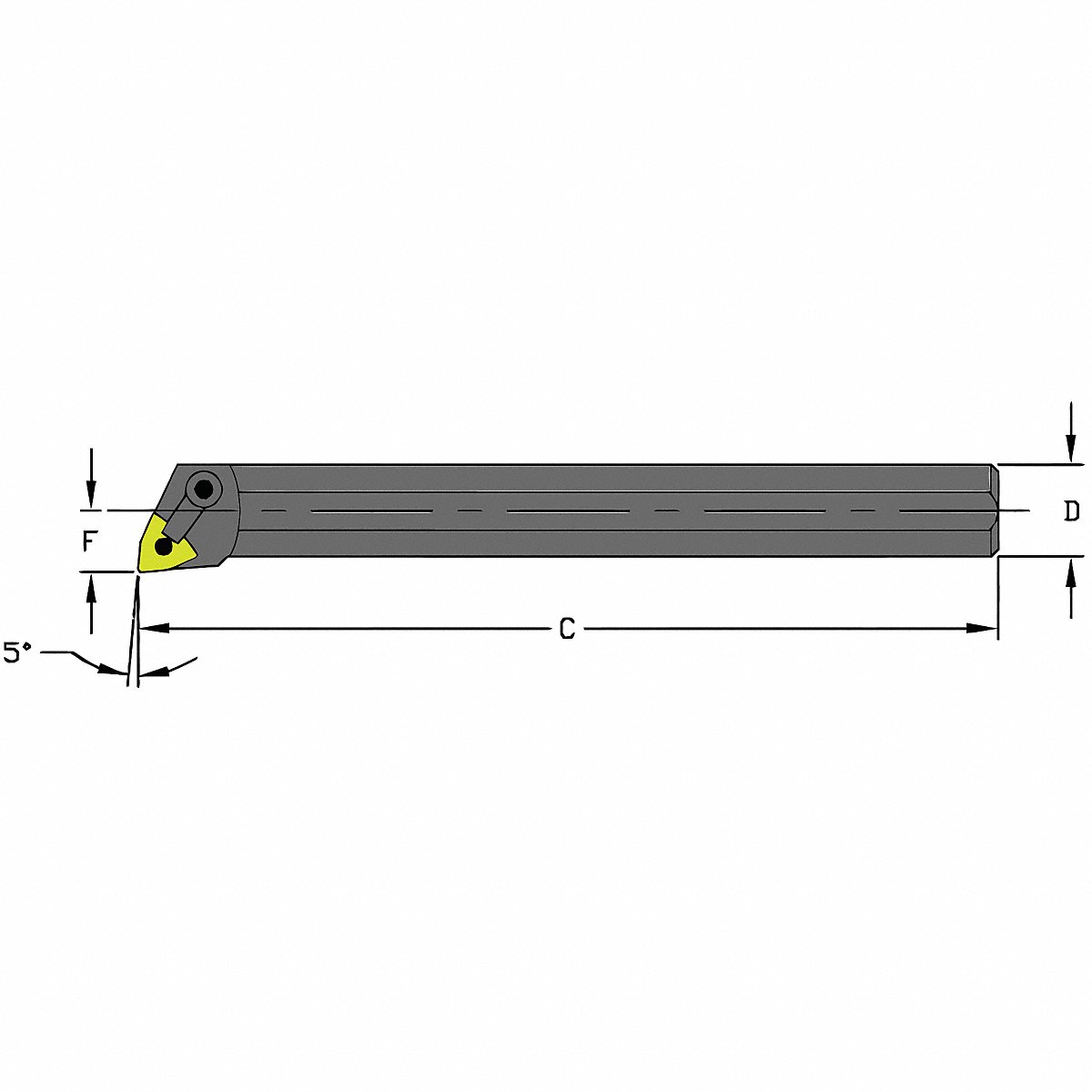 Ultra-Dex USA Indexable Boring Bar 1.2000 HSS (957-000-400)