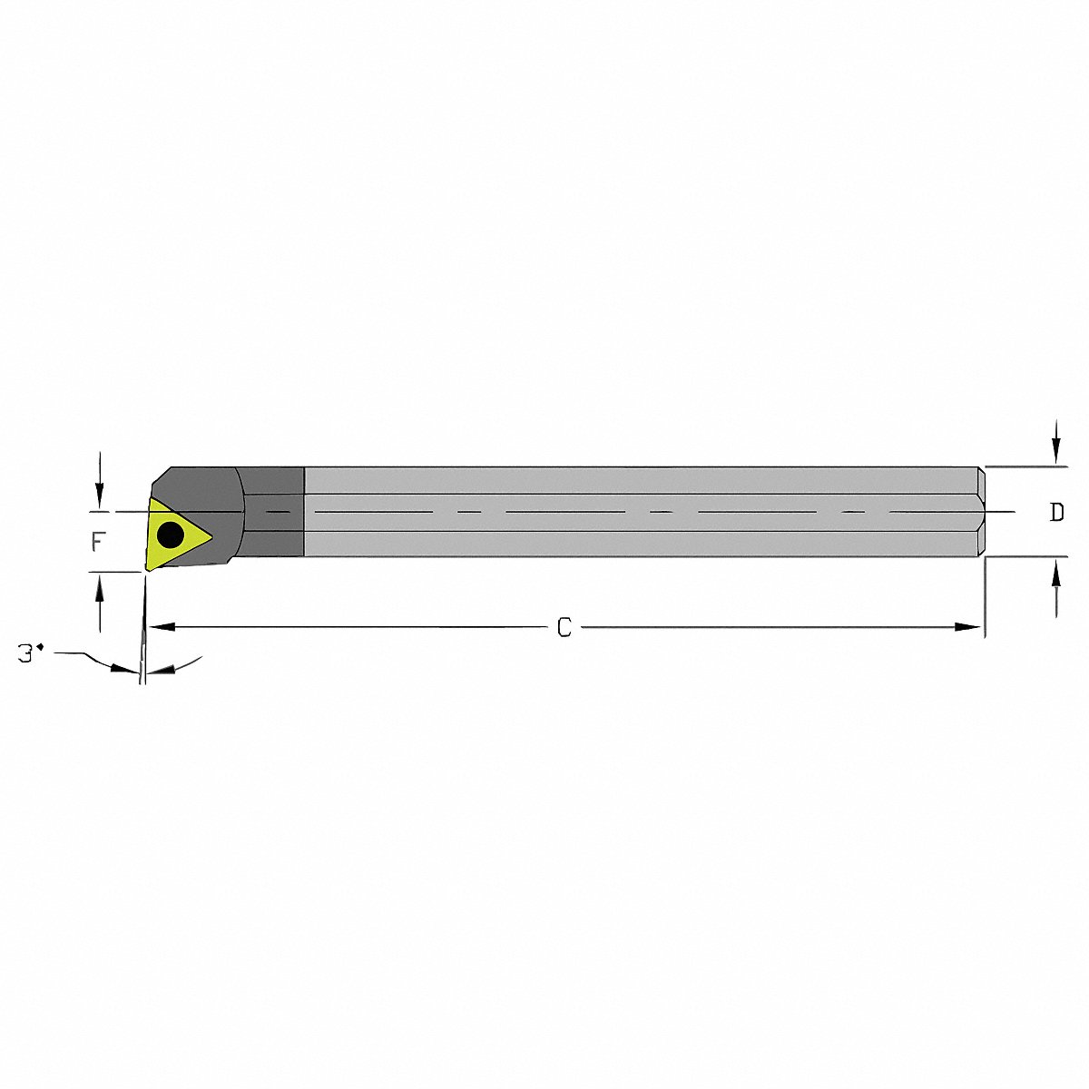 Ultra-Dex USA Indexable Boring Bar 0.7600 Carbide (920-000-265)