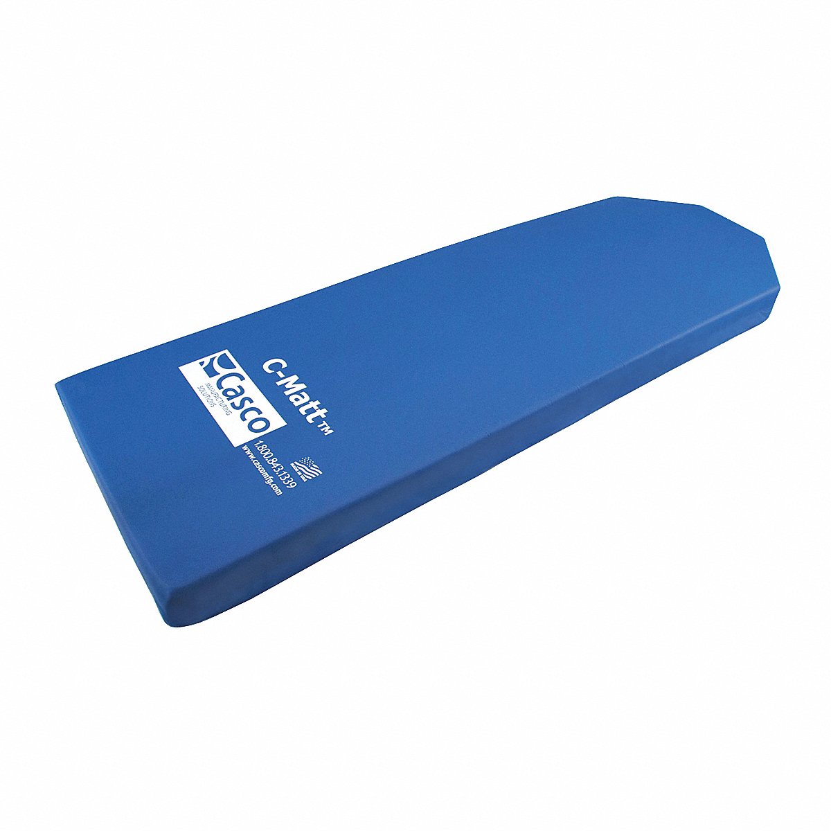 C-Matt Stretcher Pad, Black, Blue, 350 Lb, 76" L, 76" (H10130)
