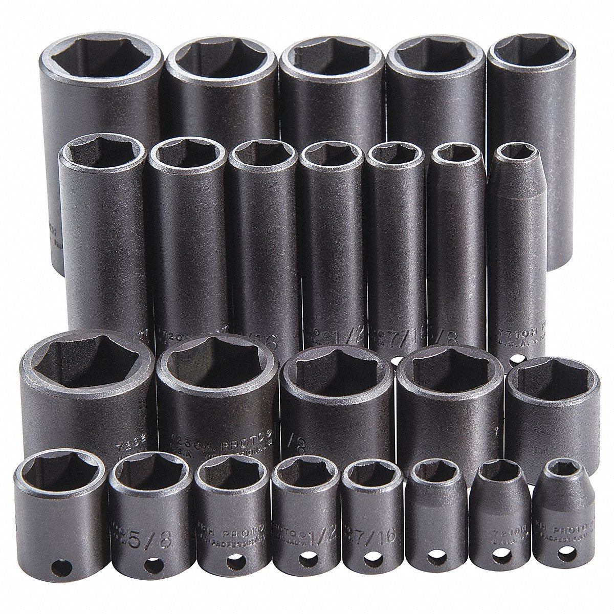 Proto Impct Skt St, Steel, Blk Oxd, 1/4 To 1 In, 1 in (J72125)