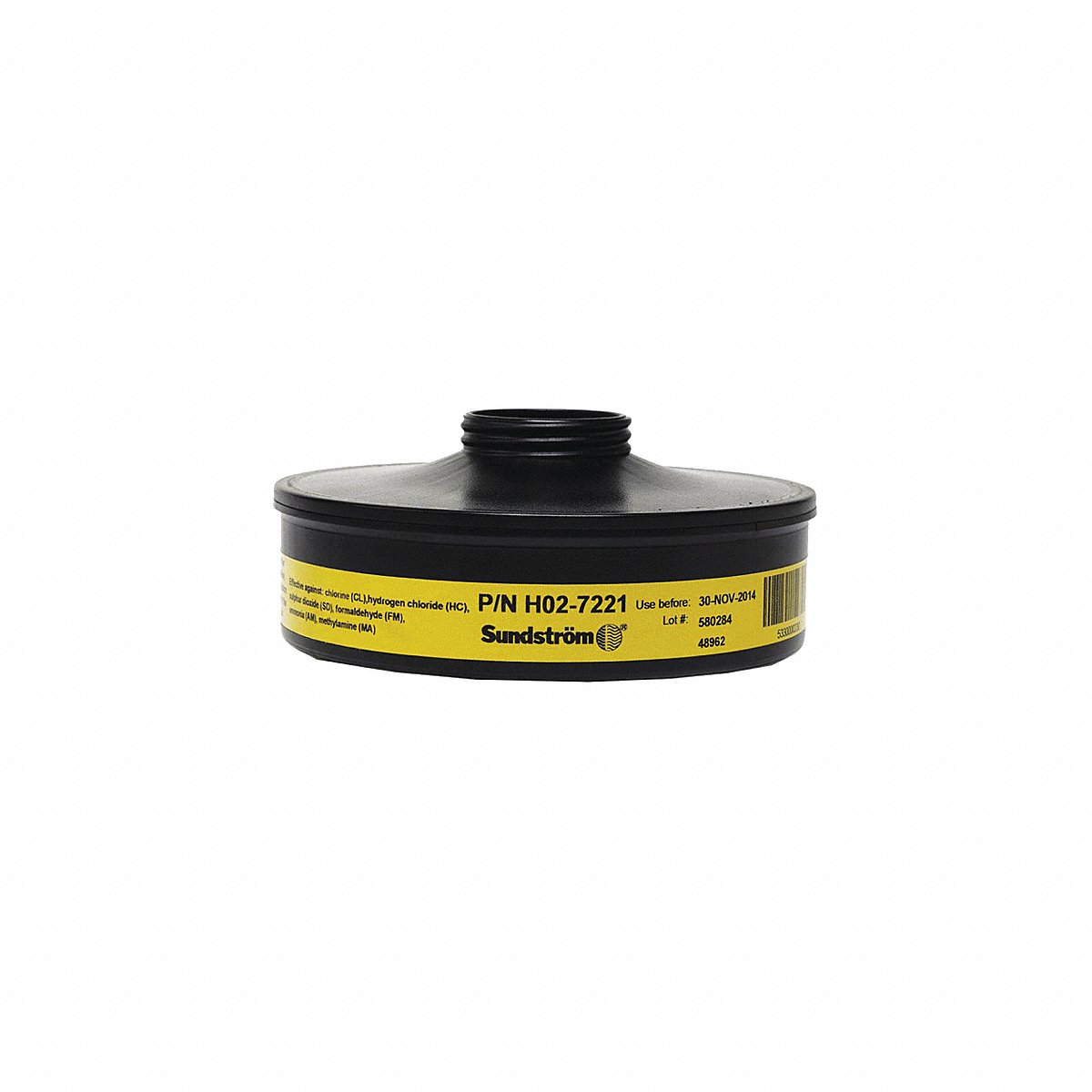 Sundstrom Safety Cartridge, Olive, Threaded, Pk2 (SR 533)