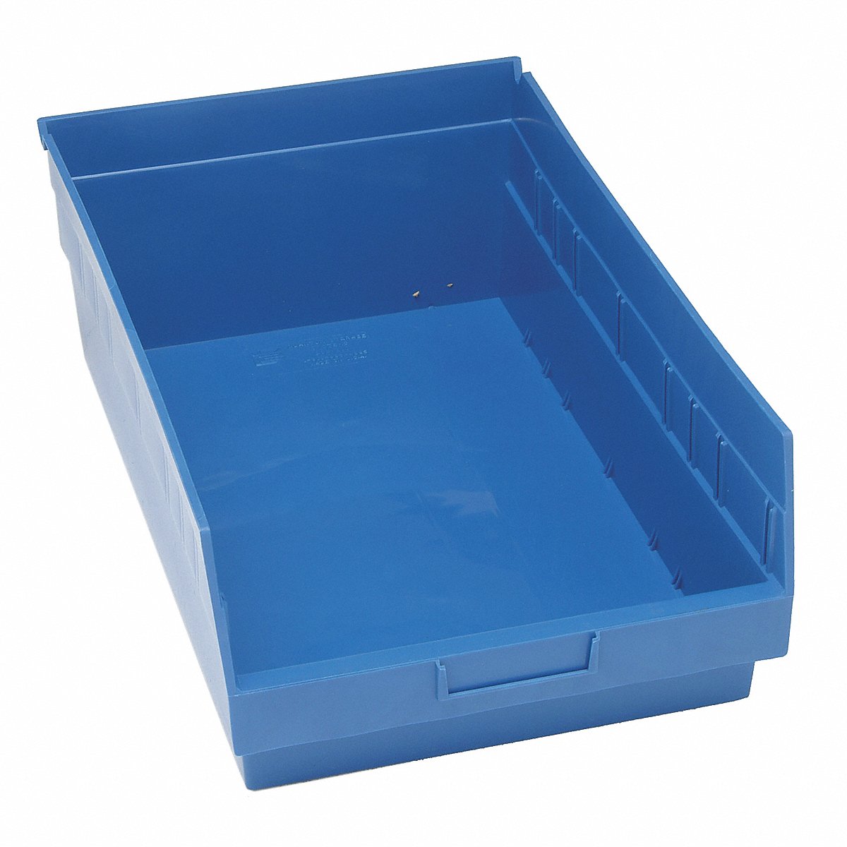 Quantum Storage Systems Shelf Bin, Blue, Polypropylene, 8 In, 8 in (QSB810BL)