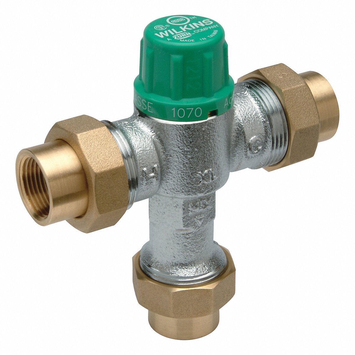 Wilkins Mixing Valve, Low Lead Bronze, 145 Psi (12-ZW1070XL)