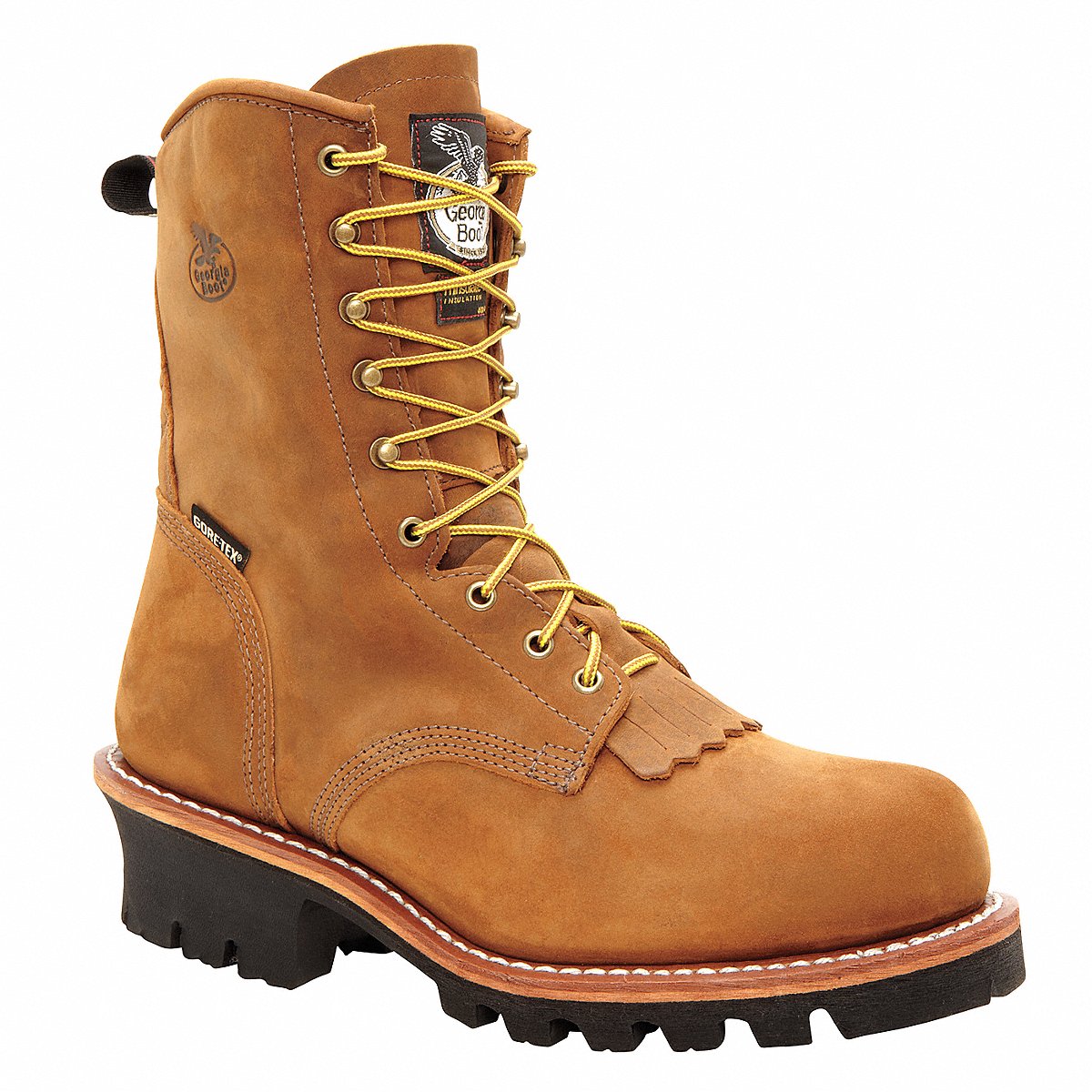 Georgia Boot Logger Boot, Women's Size 8-1/2, Brown, PR (G9382)
