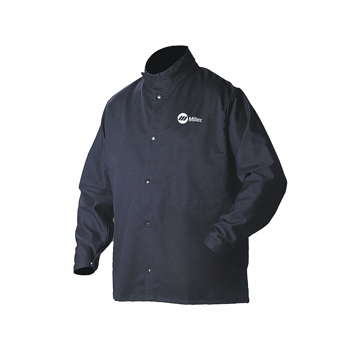 Miller Electric Welding Jacket, Navy, Cotton/Nylon, L (244751)