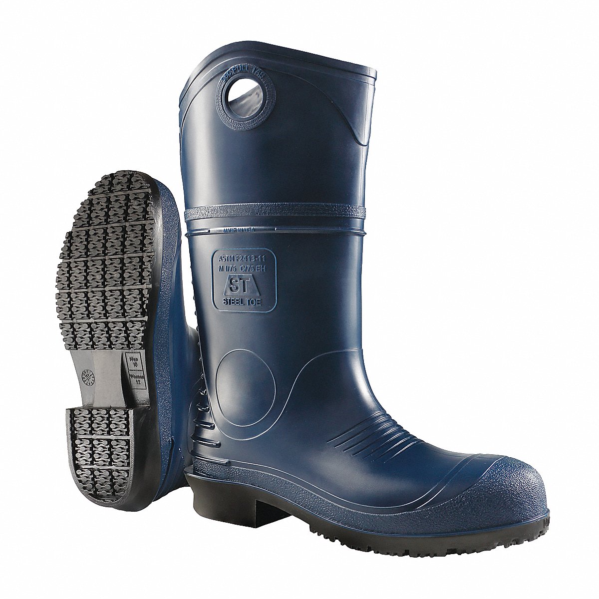 Dunlop Rubber Boot, Men'S, 5, Knee, Blue, Pr (8908500)