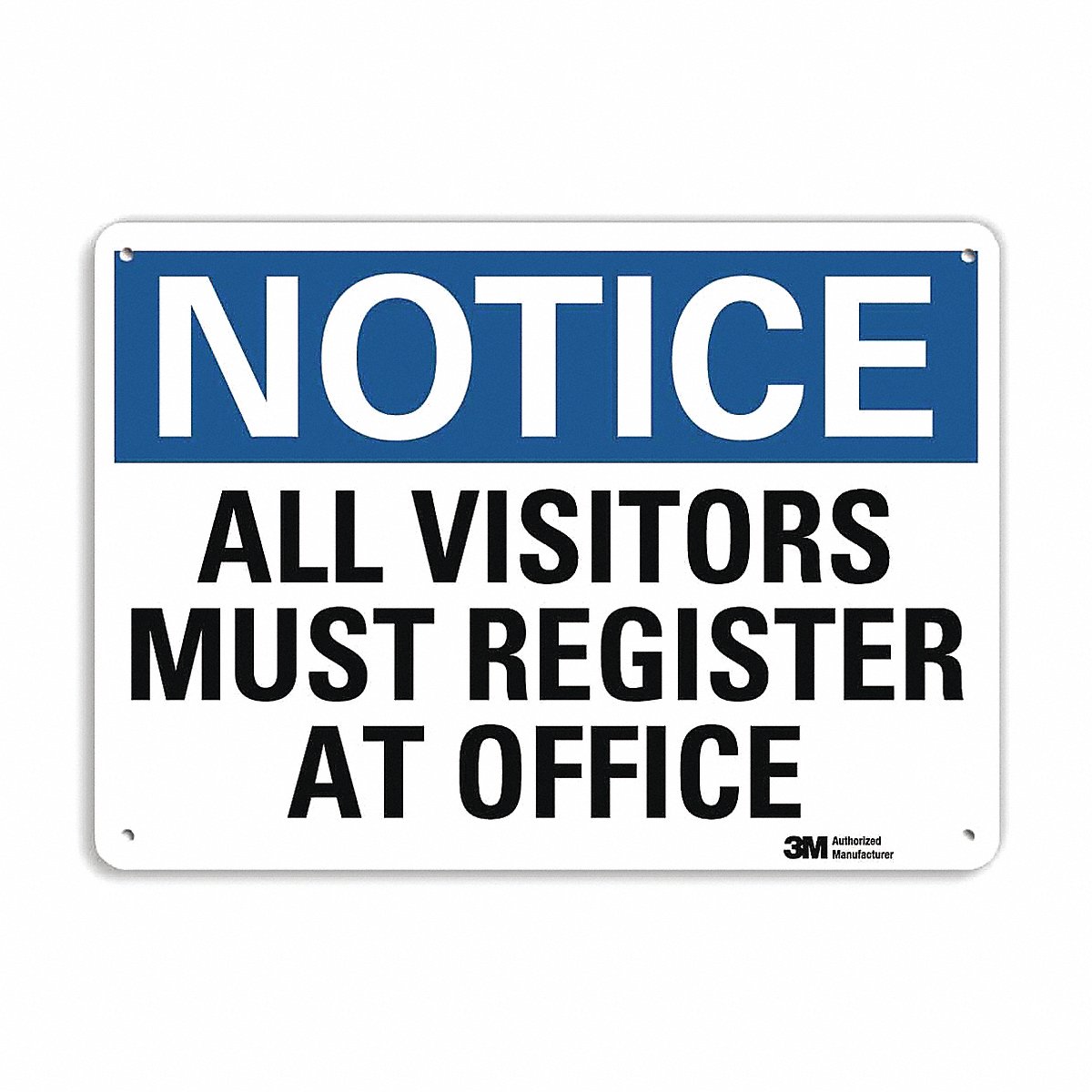 Lyle Notice Sign 7 in x 10 in Aluminum (U5-1064-NA_10x7)